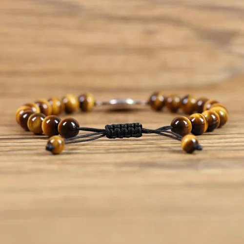Vista 5 de COAI Pulseras de piedra My Sun and Stars Moon of My Life para parejas, Piedra, howlita