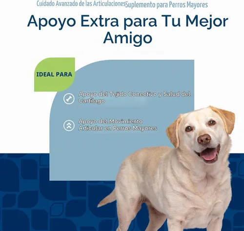 Vista 4 de NaturVet Suplemento avanzado para perros de salud articular - 60