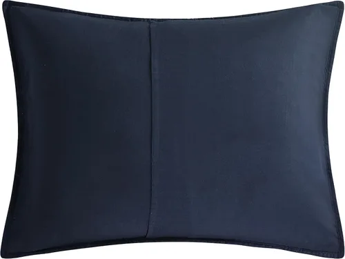 Vista 5 de Nautica Home Colección Adleson Cubrecama edredón ligero y reversible de 100 % algodón, prelavado para mayor comodidad, fácil cuidado, lavable a