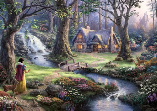 Vista 53 de MIGHTYPRINT Disney – La Bella Durmiente – Princesa Aurora y el Príncipe Felipe – Arte de pared duradero de 24 x 17 pulgadas – No hecho de papel