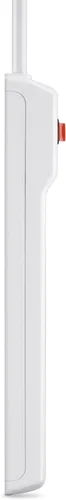 Vista 5 de Belkin Regleta protectora contra sobretensiones, 6 tomas de corriente alterna, cable de extensión de metal resistente de 2 pies de largo
