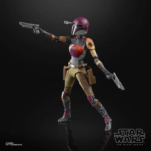 Vista 6 de STAR WARS The Black Series Sabine Wren - Figura de acción coleccionable de 6 pulgadas de escala Rebels, juguetes para niños a partir de 4 años