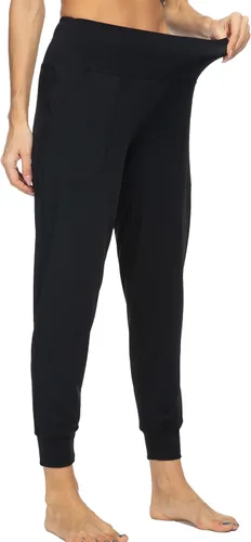 Vista 5 de Kcutteyg Pantalones deportivos para mujer con bolsillos, ligeros, de secado rápido, pantalones deportivos suaves para gimnasio, yoga, correr