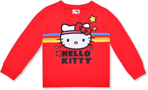 Vista 2 de Hello Kitty Conjunto de 2 piezas de suéter a rayas rojas con leggings negros (6XL)