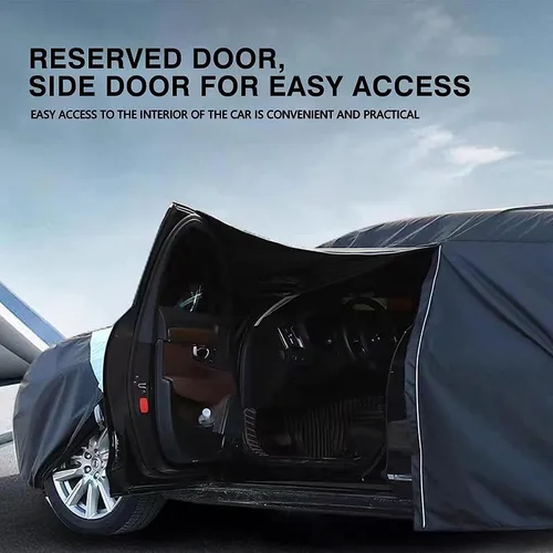 Vista 2 de Car Cover Waterproof Compatible with Vauxhall Vivaro Life/Vx/Vx220/Vxr8/Vxr8 Maloo/Zafira Outdoor Car Covers All Weather Waterproof Breathable Large