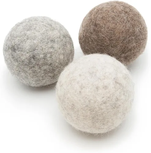 Vista 12 de Glaciart One Hueso masticable de lana de fieltro para perros (3 piezas) Juguete duradero para masticar perros, juguetes masticables para cachorros