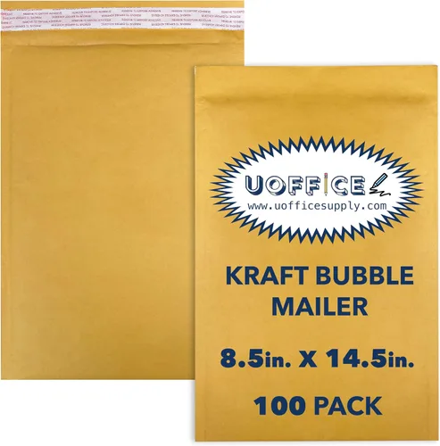 Vista 28 de Sobres de burbujas de papel kraft, 100 sobres acolchados pequeños #0-6 x 10 pulgadas, sobres de burbujas de papel kraft, sobres protectores, sobres