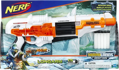 Vista 2 de Pistola brazo largo Nerf Doomlands Impact Zone