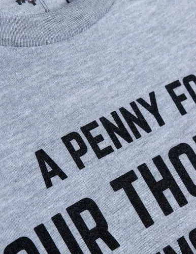 Vista 5 de A Penny for Your Thoughts Seems a Bit Pricey Camiseta divertida, camiseta de broma de humor sarcástico para hombres y mujeres