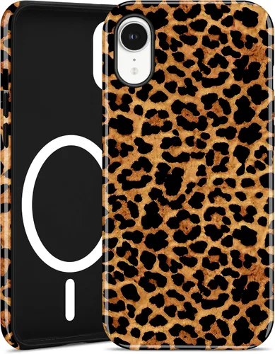 Vista 538 de Jusy Funda compatible con MagSafe con estampado de caparazón de tortuga marrón para iPhone 7/8/SE, cubierta protectora de TPU suave magnética
