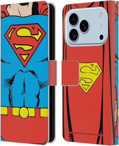 Vista 55 de Head Case Designs Funda de piel con licencia oficial de Superman DC Comics con logotipos negros y rojos compatible con Apple iPhone 11
