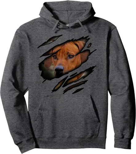 Vista 3 de Rhodesian Ridgeback in me T-Shirt, Dogshirt, Pedigree Dog Pullover Hoodie