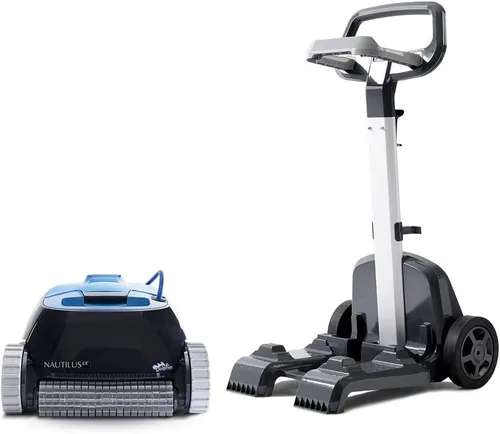 Vista 28 de Dolphin E10 - Aspiradora robótica automática para piscina, cepillo de limpieza activo, acceso a filtros de carga superior, ideal para piscinas sobre