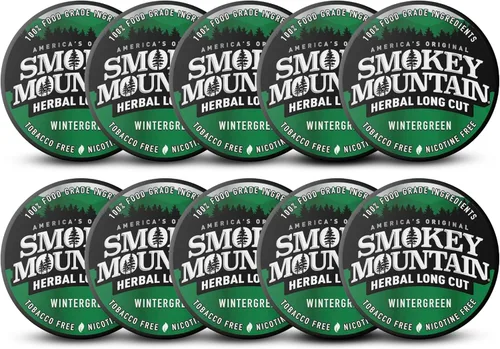 Vista 17 de Smokey Mountain Rapé a Base de Hierbas de Corte Largo – Melocotón – Caja de 10 Latas - Rapé Libre de Tabaco y Nicotina