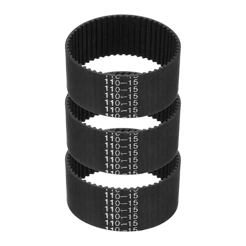 Vista 71 de MECCANIXITY 3.780 in GT-2 correa dentada, 5pcs 0.354 in ancho 0.079 in paso impresión 3D GT-2 correa dentada caucho de bucle cerrado, negro