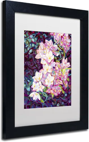 Vista 2 de Trademark Fine Art Cascade by Mandy Budan - Marco (11 x 14 pulgadas), color blanco mate