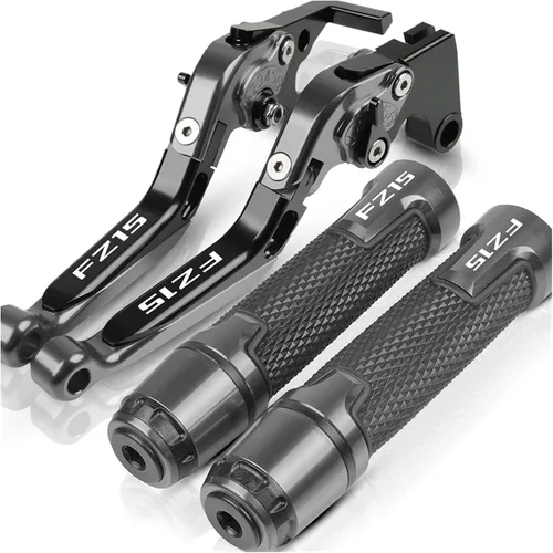 Vista 11 de SCUUBE Motorcycle CNC Accessories Adjustable Folding Extendable with A Brake Clutch Levers Handlebar Hand Grips Ends for Yama&ha FZ150I FZ 150I