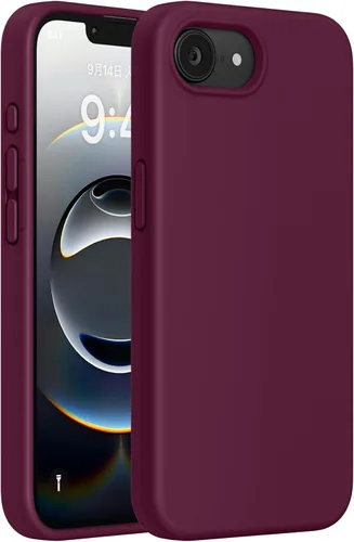 Vista 23 de Miracase Funda diseñada para iPhone 13 Pro Max con protector de pantalla, [forro de microfibra suave antiarañazos], funda protectora de silicona