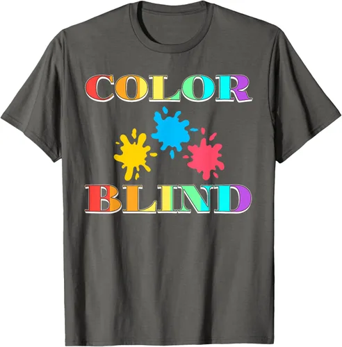 Vista 30 de Color Blind Camiseta Test Funny Glasses Visions