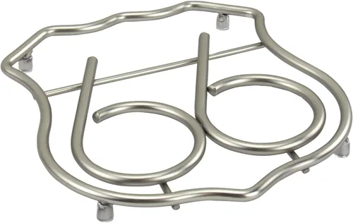 Vista 10 de Salvamanteles Spectrum Diversified Eat, Protector Pequeño de Mesa de Comedor de Acero Resistente al Calor, Almohadilla Térmica de Metal Resistente