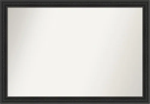 Vista 26 de Amanti Art Espejo personalizado, gran espejo de baño estrecho, espejo de pared o espejo de tocador de baño sobre el fregadero (24 x 24 pulgadas)