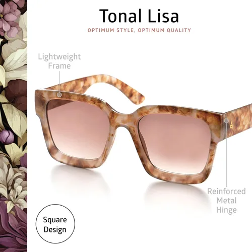 Vista 94 de OPTIMUM OPTICAL Gafas de sol protectoras UV atemporales para hombres y mujeres