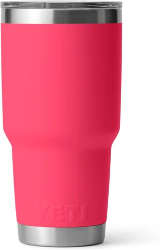 Vista 5 de YETI Rambler - Vaso aislado al vacío de acero inoxidable de 30 onzas con tapa MagSlider