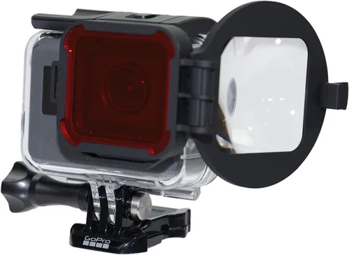 Vista 5 de PolarPro Switchblade5 Combo de filtro rojo/macro para GoPro Hero6 / Hero5 Super Suit Vivienda