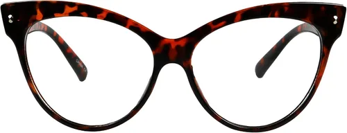 Vista 2 de ShadyVEU Exaggeratted High Point Cat Eye Oversized XL Linda Belcher Inspired Rockabilly UV400 Clear Lens Sunglasses