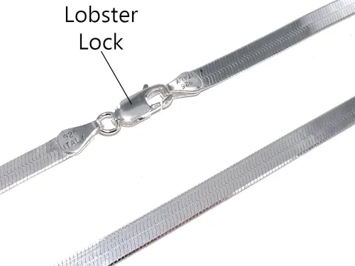 Vista 2 de Savlano Collar de cadena mágica de plata de ley 925 de 0.217in de espiga plana para mujeres y hombres con una caja de regalo, fabricado en Italia