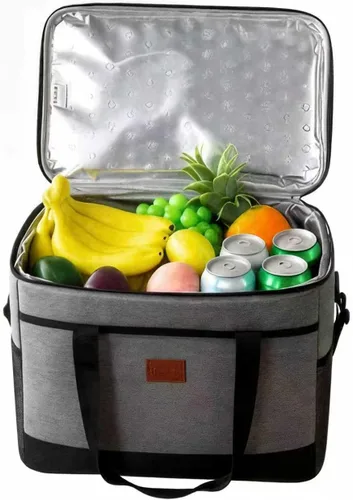 Vista 7 de BY-J Bolsa térmica suave, hielera plegable aislada a prueba de fugas, lonchera grande para hombres y mujeres, enfriador de lados suaves para picnic