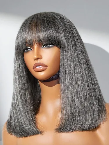 Vista 14 de Luvme Hair Ultra Confortable, de Colocación Rápida y Fácil, Corte Pixie Corto con Flequillo de 12.7 cm, con Tapa de Algodón Amistosa con la Piel