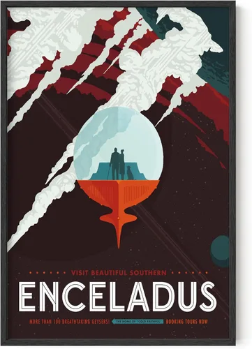 Vista 29 de HAUS AND HUES Arte de pared espacial – Pósteres espaciales vintage, póster JPL de la NASA, pósteres vintage de la NASA para paredes, arte de pared