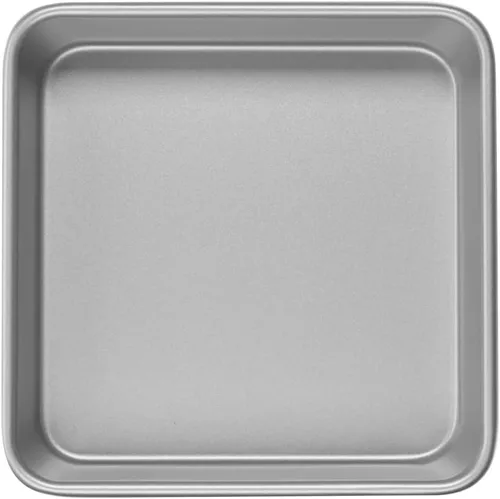 Vista 6 de Cuisinart Classic Maker - Molde cuadrado cuadrado antiadherente para tartas de chef de 9 pulgadas, color plateado