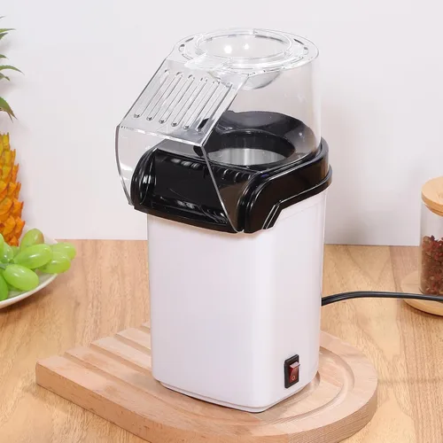 Vista 3 de BESPORTBLE Máquina eléctrica de palomitas de maíz de aire caliente para fiesta en casa, máquina de palomitas de maíz saludable con taza medidora