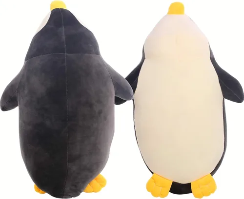 Vista 9 de DENTRUN Muñecas de pingüino de peluche a granel, lindos juguetes de peluche de pingüino para niños, niñas, adultos, regalo de cumpleaños, Navidad
