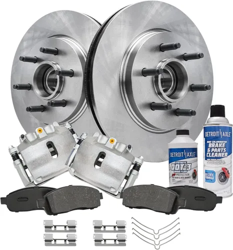 Vista 87 de Detroit Axle - Rotores de freno para Ford Mustang 2015 2016 2017 2018 2019 2020 2021 2022 2023 Rotores de freno de disco 2016 2017 2018 2019