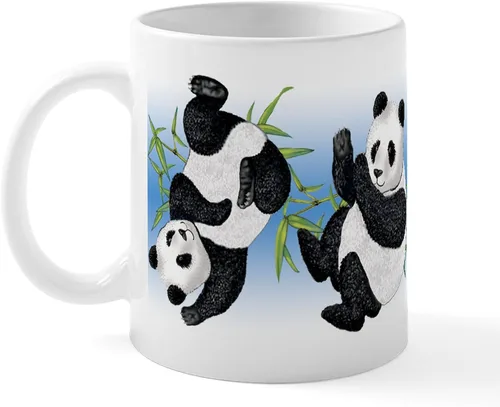 Vista 18 de CafePress Turtle And Panda - Taza de café de cerámica de 11 oz (11.0 fl oz)