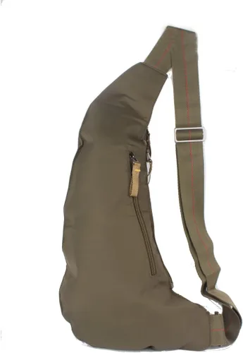Vista 2 de Mochila de nylon para el pecho, mochila de viaje en bicicleta y gimnasio