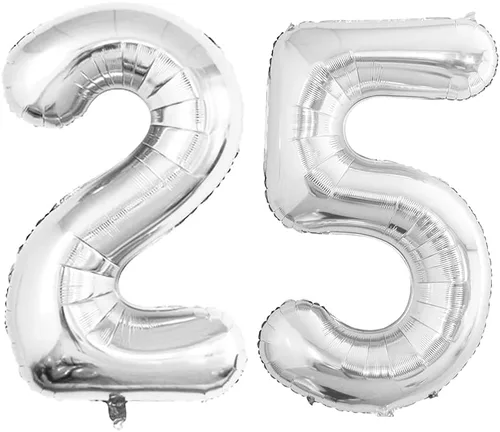 Vista 351 de Goer, conjunto de globos de papel aluminio para decoraciones de cumpleaños, globos de las letras de feliz cumpleaños y de números Oro