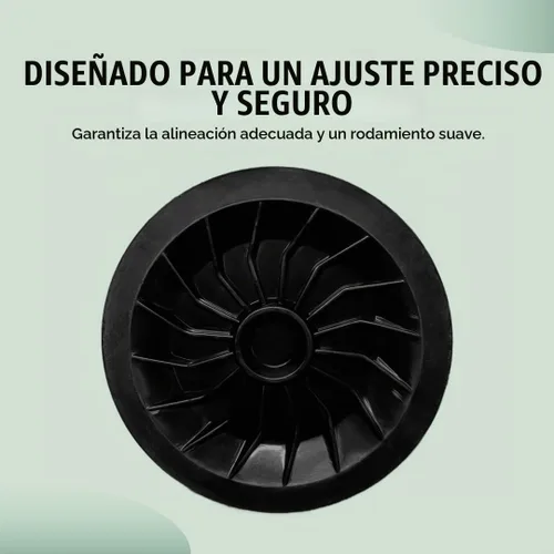 Vista 4 de Rueda de repuesto para aspiradora vertical compacta BISSELL CleanView para Series 2112 3508 2690 1520 4362 OEM # 1606835