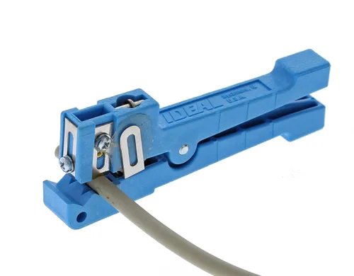 Vista 3 de IDEAL Industries, Inc. 45-163 Ringer - Pelacables de hoja ajustable, herramienta de pelado de cables para cable de 18 pulgadas - 732 pulgadas