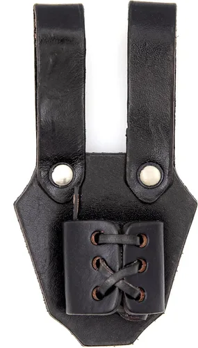 Vista 10 de Armory Replicas™ - Funda de daga de cuero genuino - Rana espada ajustable de inspiración medieval para armas pequeñas