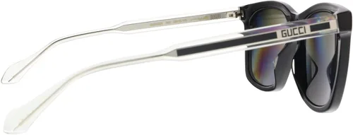 Vista 5 de Gucci GG 0558S 002 - Gafas de sol cuadradas de plástico negro lente gris