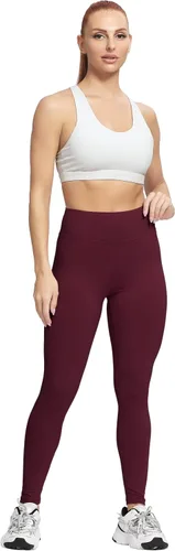 Vista 5 de VALANDY Leggings de cintura alta para mujer, elásticos, control de abdomen, entrenamiento, correr, yoga, pantalones, tallas regulares y grandes.
