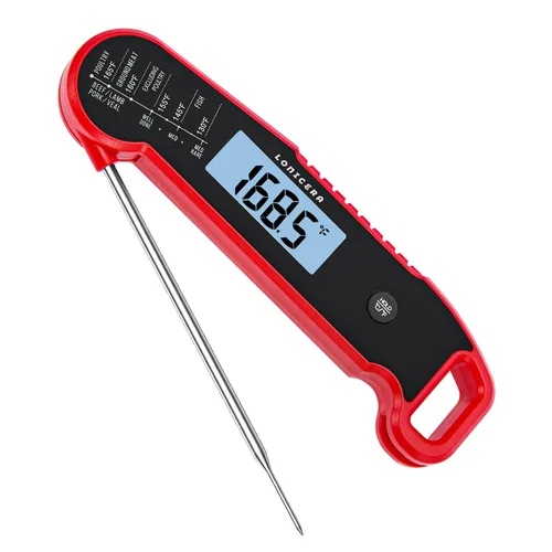 Vista 9 de Lonicera Termómetro Digital de Carne para Cocinar Alimentos. Lectura Instantánea en 1 Segundo y Precisión de ±0.9℉ con Sensor de Termopar.