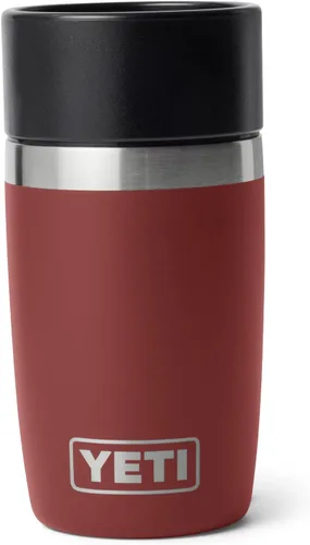 Vista 28 de YETI Rambler - Botella de viaje de 8 onzas, acero inoxidable, aislada al vacío con tapa a prueba de fugas, color negro