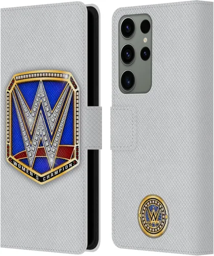 Vista 115 de Head Case Designs Officially Licensed WWE Cruiserweight Champion Title Belts Leather Wallet Case Compatible with Samsung Galaxy A07 4G Campeón