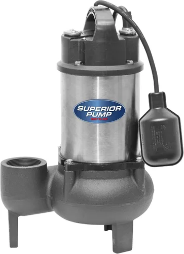 Vista 3 de Eyector de aguas residuales CI superior de 1/2 HP con interruptor de flotador vertical