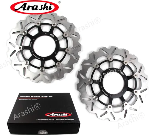 Vista 2 de Arashi Rotores de disco de freno delantero y trasero para Honda CBR600RR 2003-2020 Accesorios de repuesto de motocicleta CBR 600 RR CBR600 600RR